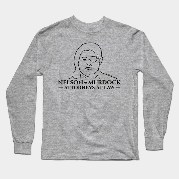 Nelson & Murdock Attorneys at Law Long Sleeve T-Shirt by Sara's Swag